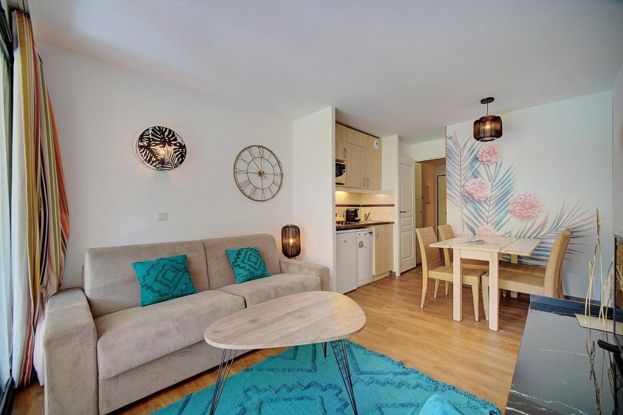 Immogroom - 2 Rooms - Renovated - Pool - Ac - Parking - Garden คานส์ ภายนอก รูปภาพ